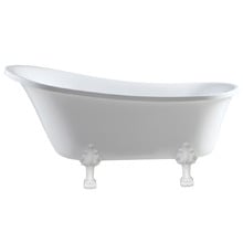 Elizabeth  Acrylic Freestanding Clawfoot Bath